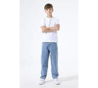 Gerade Jeans GARCIA, Jungen, Gr. 176, N-Gr, medium used, Denim/Jeans, Obermaterial: 100% Baumwolle, unifarben, normal lang, Jeans, im 5-Pocket-Style, für Boys (78691318-176) medium used