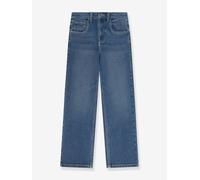 Stretch-Jeans LEVI'S KIDS "LVB STAY LOOSE TAPER JEANS", Jungen, Gr. 10 (140), N-Gr, blau (bandwagon w, o destruction), Denim/Jeans, Obermaterial: 62% Baumwolle, 31% Polyester, 5% Viskose, 2% Elasthan,