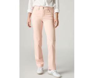 Gerade Jeans LEVI'S "314 Shaping Straight", Damen, Gr. 28, Länge 30, potpourri twill, Denim/Jeans, Obermaterial: 63% Baumwolle, 31% Viskose, 4% Elastomultiester, 2% Elasthan, gerade lang, Jeans, mit S
