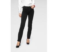 Gerade Jeans LEVI'S "314 Shaping Straight", Damen, Gr. 33, Länge 30, schwarz (schwarz, used), Denim/Jeans, Obermaterial: 78% Baumwolle, 21% Polyester, 1% Elasthan, unifarben, gerade lang, Jeans Gerade