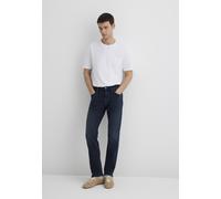 Gerade Jeans MAVI "MARTIN", Herren, Gr. 34, Länge 30, schwarz foggy ink comfort, 99% Baumwolle, 1% Elasthan, gerade normal, Jeans, Straight Jeans (81456503-34) schwarz foggy ink comfort