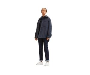 Gerade Jeans TOM TAILOR "Alexa Straight", Damen, Gr. 27, Länge 34, blau (rinsed blau denim), Denim/Jeans, Obermaterial: 69% Baumwolle, 20% Polyester, 9% Viskose, 2% sonstige Fasern, bequem lang, Jeans