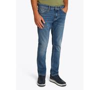 Gerade Jeans TOMMY JEANS "SCANTON SLIM BI0234", Herren, Gr. 30, Länge 32, blau (denim medium), Denim/Jeans, Obermaterial: 98% Baumwolle, 2% Elasthan, casual, slim fit lang, Jeans, Mit Markenlabel aus