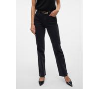 Vero Moda Tessa Straight Li134 Hochtaillierte Jeans (Herstellerartikelnummer: 10315432-BlackDenim-32-26)