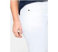 Sheego Gerade Jeans mit Used-Effekten 112 white denim