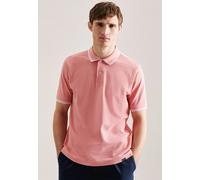 Gerader Schnitt (Normal-Fit) Polo-Shirt Uni Rosa/Pink L (01.140121-0042-L)