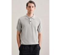 Gerader Schnitt (Normal-Fit) Polo Uni Grau L (01.140022-0033-L)