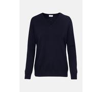 Gerader Schnitt (Normal-Fit) Pullover Uni Blau 48 (60.528852-0019-48)