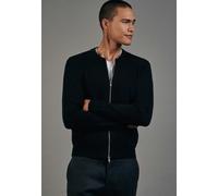 Gerader Schnitt (Normal-Fit) Strick-Jacke Uni Schwarz XXL (01.298870-0039-XXL)