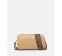 Geräumige Crossbody-Bag aus Schafsleder braun