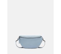 Geräumige Gürteltasche aus Schafsleder blau