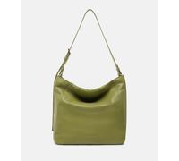 Geräumige Hobo-Bag aus Schafsleder grün