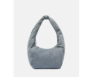Geräumige Moon-Bag aus Denim blau