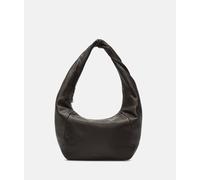 Geräumige Schultertasche aus weichem Yakleder braun