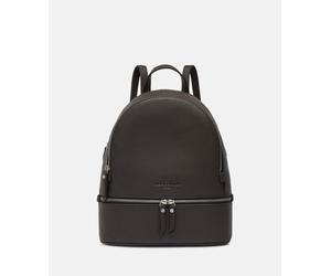 Geräumiger Rucksack aus Rindsleder braun