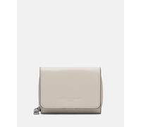 Geräumiges Portemonnaie aus Leder beige