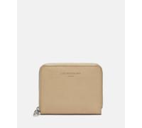 Geräumiges Portemonnaie aus Schafsleder beige