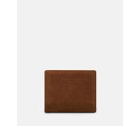 Geräumiges Portemonnaie aus Veloursleder braun