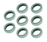 Geräuschreduzierende Silikon-Radabdeckungen, 8 Stück, Universal-Koffer-Rollenschutz, Grün, Bohemian-Stil