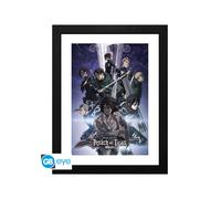 Gerahmtes Poster Attack on Titan - S4 key art