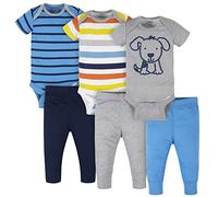 Gerber Onesies Babyhosen, Unisex, 0-12 Monate, 3-teiliges Set zum Kombinieren