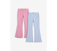 Gerippte ausgestellte Leggings (2er Pack) 92