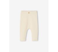 Gerippte Baby Leggings vanille Gr. 56 von vertbaudet
