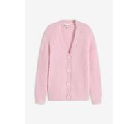 Gerippte Grobstrickjacke mit Glanzeffekt 40/42 (M)