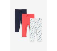Gerippte Leggings aus Bio-Baumwolle (3er Pack) 80/86