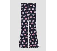 Gerippte Leggings mit Flared Leg und All-over-Print 92 blau 2165585.58A1.92