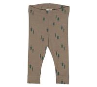 Gerippte Leggings Tannen braun 74