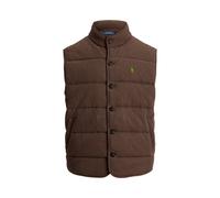 Polo Ralph Lauren Regular Fit Weste aus reiner Baumwolle in Mittelbraun, Größe XXL