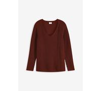 Gerippter Pullover aus reiner Baumwolle 36/38 (S)