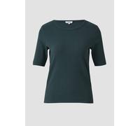 Geripptes Jerseyshirt aus Baumwollstretch 40 Blau 2170082.6933.40