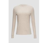 Geripptes Jerseyshirt aus Effektgarn 44 Beige 2154321.81W9.44