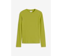 Geripptes Langarmshirt aus reiner Baumwolle 40/42 (M)