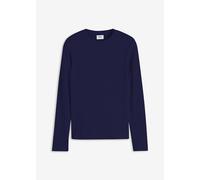 Geripptes Langarmshirt aus reiner Baumwolle 56/58 (3XL)