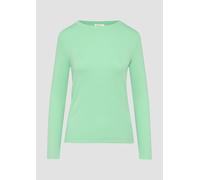 Geripptes Langarmshirt im Slim Fit 44 grün 2156451.7326.44