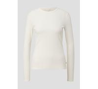 Geripptes Longsleeve im Slim Fit L creme 2141201.0200.L