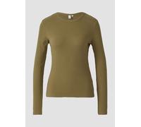 Geripptes Longsleeve im Slim Fit XS grün 2141201.7504.XS