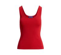 Geripptes Tanktop Ellis mit Baumwolle XL Red
