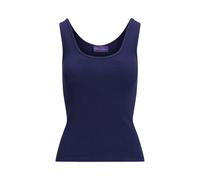 Geripptes Tanktop Ellis mit Baumwolle XXL Blue