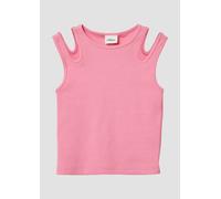 s.Oliver RED LABEL Slim Fit Tank Top mit Cut Outs in Rosa, Größe 128