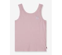 Ripptanktop LEVI'S KIDS "LVG MEET AND GREET RIBBED TANK", Mädchen, Gr. 8 (128), coral blush, Obermaterial: 95% Baumwolle, 5% Elasthan, Rundhals, Tops, for GIRLS (41352932-8) coral blush