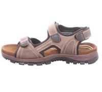 Sandale CAMEL ACTIVE, Herren, Gr. 46, braun, Leder, Textil, sportlich, Schuhe, Trekkingschuh, Klettschuh mit Klettverschlüssen (49587051-46) braun