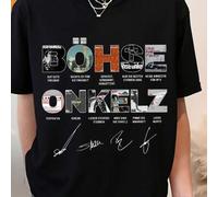 German Heavy Metal Band Bohse Onkelz Print T-shirt Men Overszied Y2k Short Sleeve Bohse Onkelz Wourld Tour Tee Shirt Vintage Top100% cotton 1PC 180g