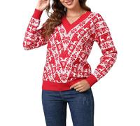 German v-Neck Sweater - Viscose Blend, Polyester Nylon Fabric, Vacuumed, Lightweight, Soft and Comfortable