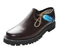 German Wear, Haferlschuhe Trachtenschuhe Original-Handmachart Glattleder, Schuhgröße:45, Farbe:Dunkelbraun