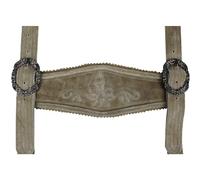 German Wear Hosenträger Trachten Lederhosen Klassische Hosenträger Trachtenmode H-Träger (Beige)