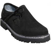 German Wear Trachtenschuhe Haferlschuhe Original rahmengenäht handeingestochen Schwarz - 48